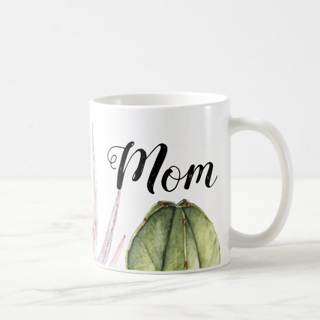 Vattenfärg Succulent Mugg (Höger)