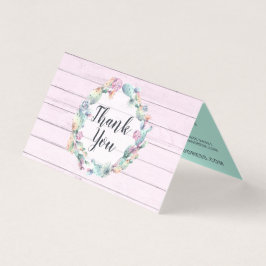 Vattenfärg Succulus Cactus Rustic Wood Tack Kort