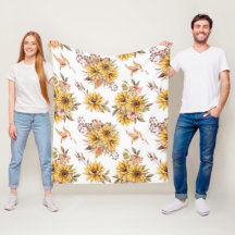 Vattenfärg Sunblommor