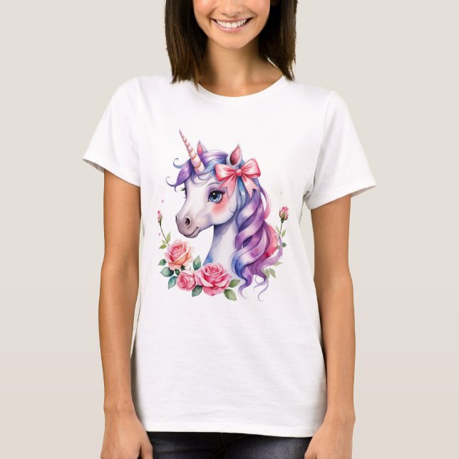 Vattenfärg  t shirt (Framsida)