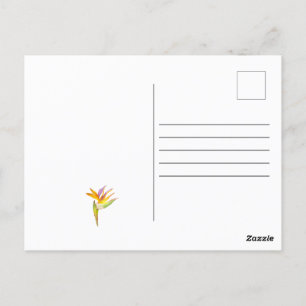 Vattenfärg teckning i en cockatoo-papegoja vykort