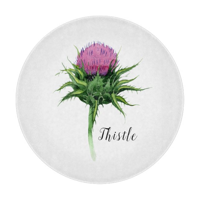 Vattenfärg Thistle Botanile (Framsidan)
