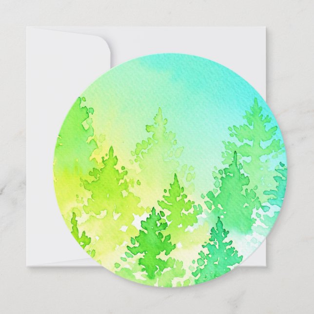 Vattenfärg Träd (Framsida)