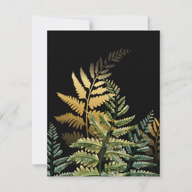 Vattenfärg Träd 3 Anteckningskort (Framsida)