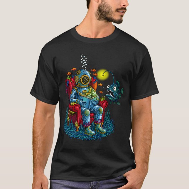 Vattenfärg Trollsländor T Shirt (Framsida)