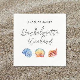 Vattenfärg Tropical Strand Sjunglasten Party Pappersservett