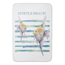 VATTENFÄRG, TROPISKT FISK, VACATION BEVARA HUS BADRUMSMATTA