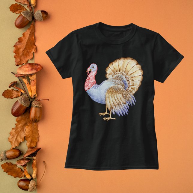 Vattenfärg Turkiet T Shirt (Skapare uppladdad)