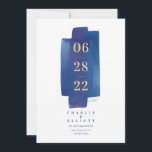 Vattenfärg Tvätta Spara datumkort - Tunga Spara Datumet<br><div class="desc">Om du sparar datumkortsfunktionerna tvättar vattenfärgen bakgrund och modern typografi.</div>