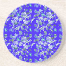 Vattenfärg under havet underlägg