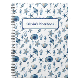 Vattenfärg under Mönster Anteckningsbok