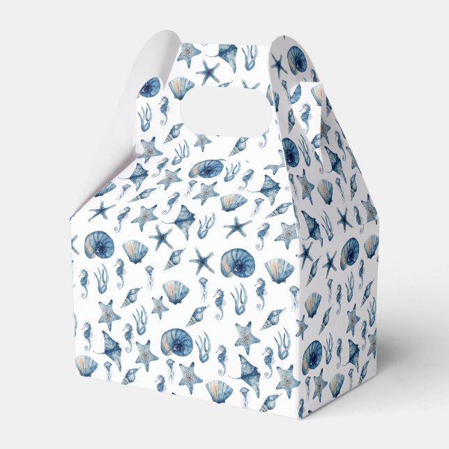 Vattenfärg under Mönster Presentaskar (Framsidan Sidan)