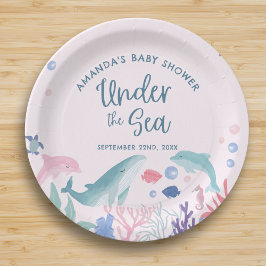 Vattenfärg under Sea Baby Shower