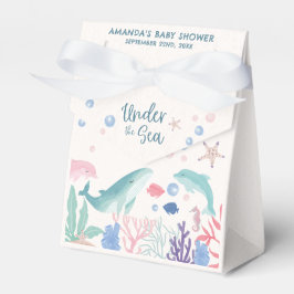 Vattenfärg under Sea Baby Shower Presentaskar