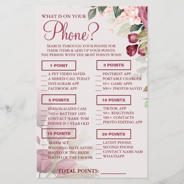 Vattenfärg Vad finns på ditt mobila Shower-spelkor Flygblad (Framsidan)