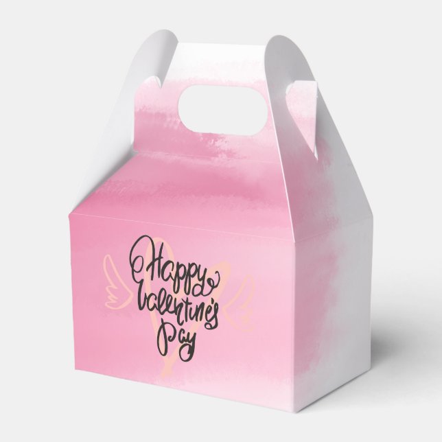  vattenfärg | Valentineser, ruta Presentaskar (Framsidan Sidan)