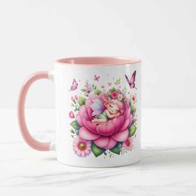 Vattenfärg Vår Baby Fairy Mugg (Vänster)