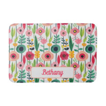 Vattenfärg Vår blommor med Namn Elegant