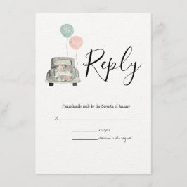 Vattenfärg Vår Botaniskt OSA Bröllop Tilläggskort