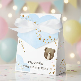 Vattenfärg vår lilla björn fyller en baby presentaskar