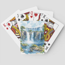 Vattenfärg Vattenfall Viktoriafall 2 Typ Casinokort