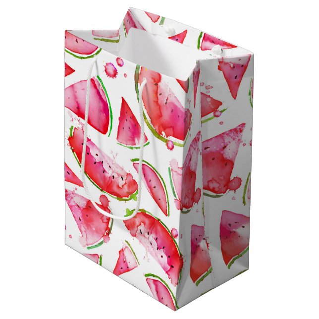 Vattenfärg Vattenmelon 1 (Framsidan Vinklad)