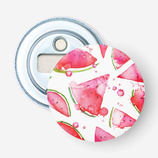 Vattenfärg Vattenmelon 1 Flasköppnare (Framsidan)