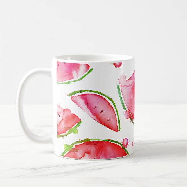 Vattenfärg Vattenmelon 1 Kaffemugg (Vänster)