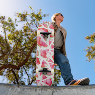 Vattenfärg Vattenmelon 1 Mini Skateboard Bräda 18,5 Cm