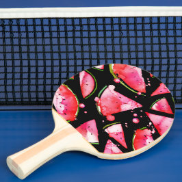 Vattenfärg Vattenmelon 2 Pingisracket