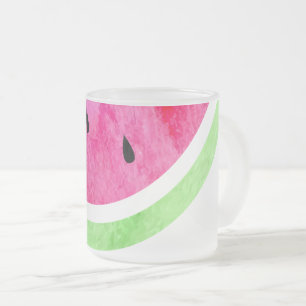 Vattenfärg Vattenmelon Frostad Glasmugg
