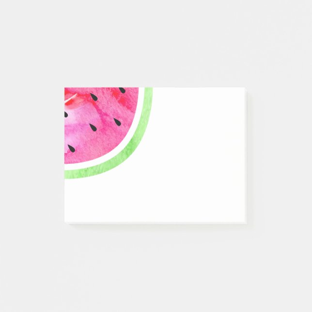 Vattenfärg Vattenmelon Post-it Block (Framsida)
