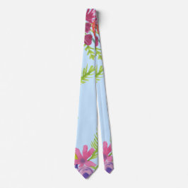 Vattenfärg Vilda Blommor Mönster Leggings Omslag P Slips