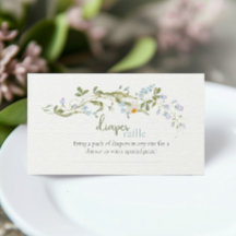 Vattenfärg Vildblomma Barnkalas Blöja Lotteri