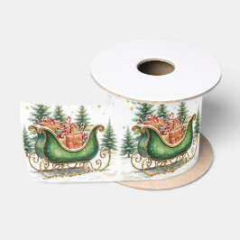 Vattenfärg Vintage julsläde