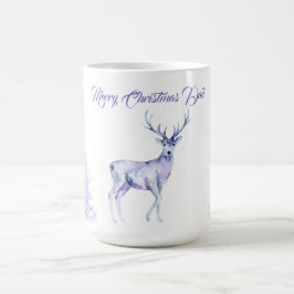 Vattenfärg Vinterlandskap God Jul Kaffemugg