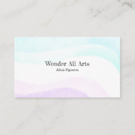 Vattenfärg Visitkort