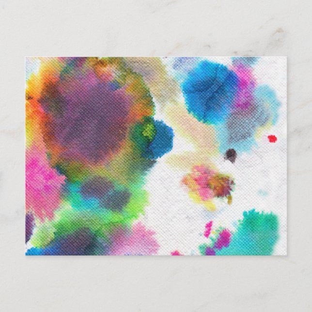 vattenfärg! vykort (Framsida)