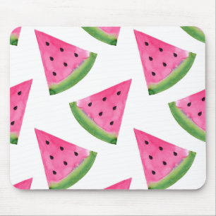 Vattenfärg Watermelon Wedge Mönster Musmatta