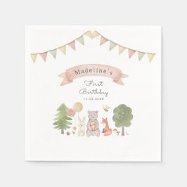 Vattenfärg Woodland | Forest Friends Pappersservett