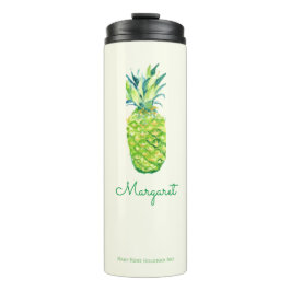 Vattenfärgad ananas Cute Artistic Tropical Fruit