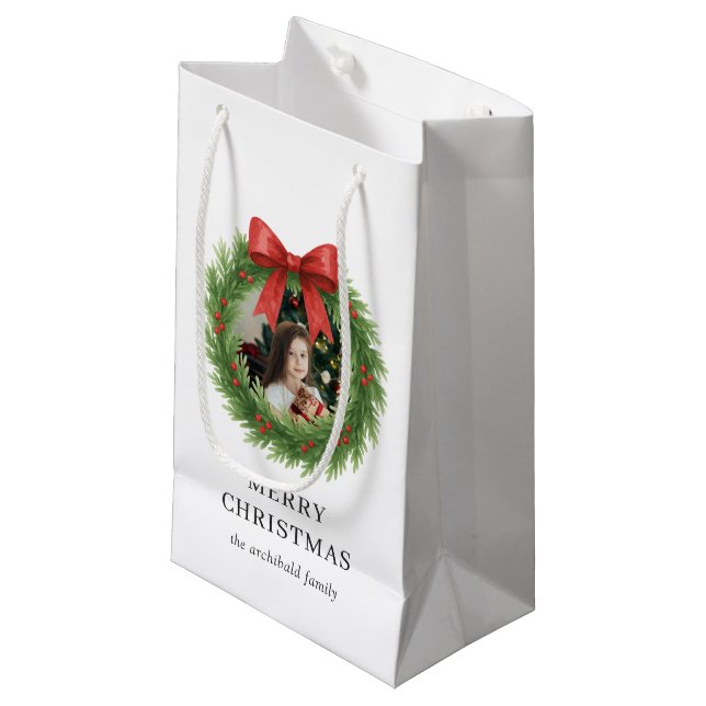 Vattenfärgad andedräkt Foto Modern jul (Framsidan Vinklad)