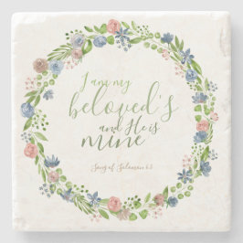 Vattenfärgad andningsfras med Anpassningsbar - ins Stenunderlägg