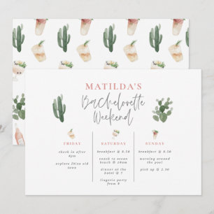 Vattenfärgad bachelorette helg