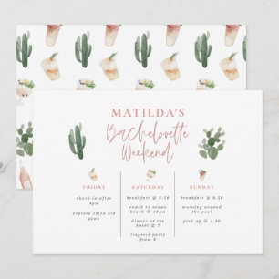Vattenfärgad bachelorette helg