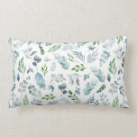 Vattenfärgad blå Grönt Botaniskt eukalyptus Foliag Lumbarkudde<br><div class="desc">Blåfärgad Grönt Botaniskt Eucalyptus Foliage Lumbar Pillow. Dekorera ditt hem med den här elegantens vattenfärgade botaniska bladkudde. Har vattenfärgsfärgad löv i skuggor av grönt och blått.</div>