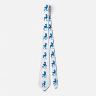 Vattenfärgad bläckfisk slips