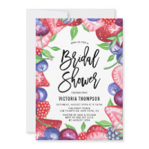 Vattenfärgad blandad Berries SommarMöhippa