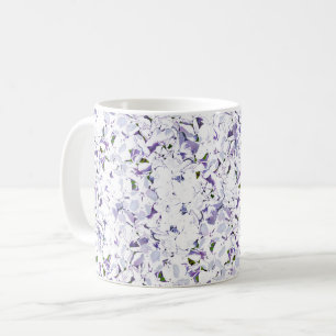 Vattenfärgad blombukett av vattenområden. kaffemugg