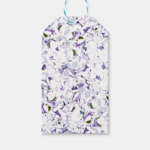 Vattenfärgad blombukett av vattenområden. presentetikett